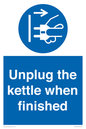MV10453: Unplug the kettle when finished