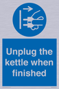 MV10453: Unplug the kettle when finished