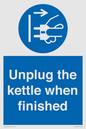 MV10453: Unplug the kettle when finished