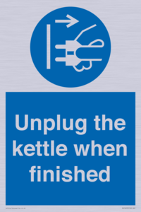MV10453: Unplug the kettle when finished