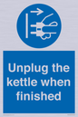 MV10453: Unplug the kettle when finished
