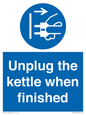 MV10453: Unplug the kettle when finished