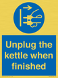MV10453: Unplug the kettle when finished