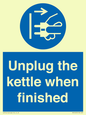 MV10453: Unplug the kettle when finished