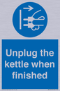 MV10453: Unplug the kettle when finished