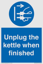 MV10453: Unplug the kettle when finished