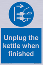 MV10453: Unplug the kettle when finished