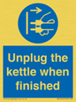 MV10453: Unplug the kettle when finished
