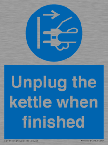 MV10453: Unplug the kettle when finished