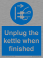 MV10453: Unplug the kettle when finished