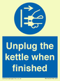 MV10453: Unplug the kettle when finished