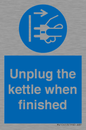 MV10453: Unplug the kettle when finished