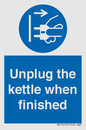 MV10453: Unplug the kettle when finished