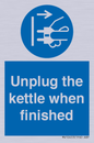MV10453: Unplug the kettle when finished