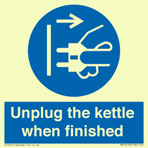 MV10453: Unplug the kettle when finished