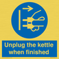 MV10453: Unplug the kettle when finished