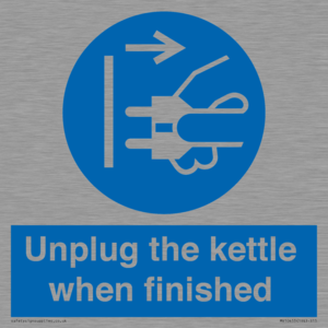 MV10453: Unplug the kettle when finished