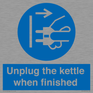 MV10453: Unplug the kettle when finished