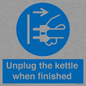 MV10453: Unplug the kettle when finished
