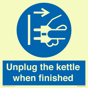MV10453: Unplug the kettle when finished
