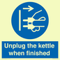 MV10453: Unplug the kettle when finished