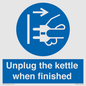 MV10453: Unplug the kettle when finished