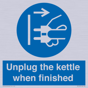 MV10453: Unplug the kettle when finished