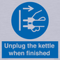 MV10453: Unplug the kettle when finished