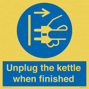 MV10453: Unplug the kettle when finished