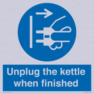 MV10453: Unplug the kettle when finished