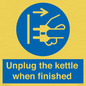 MV10453: Unplug the kettle when finished