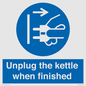 MV10453: Unplug the kettle when finished