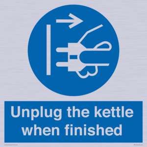 MV10453: Unplug the kettle when finished