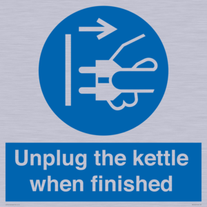 MV10453: Unplug the kettle when finished