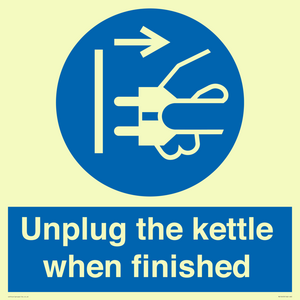 MV10453: Unplug the kettle when finished