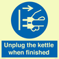 MV10453: Unplug the kettle when finished