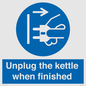 MV10453: Unplug the kettle when finished