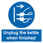 MV10453: Unplug the kettle when finished