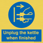 MV10453: Unplug the kettle when finished