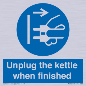 MV10453: Unplug the kettle when finished