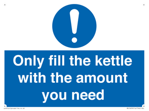 MV10459: Only fill the kettle with the amount you need