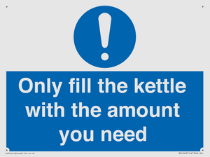 MV10459: Only fill the kettle with the amount you need