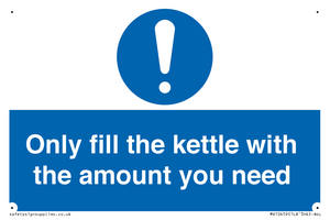 MV10459: Only fill the kettle with the amount you need