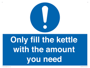 MV10459: Only fill the kettle with the amount you need