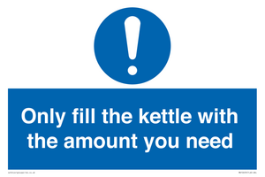 MV10459: Only fill the kettle with the amount you need