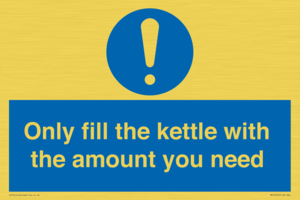 MV10459: Only fill the kettle with the amount you need