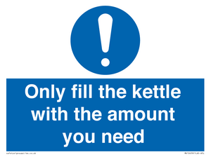 MV10459: Only fill the kettle with the amount you need