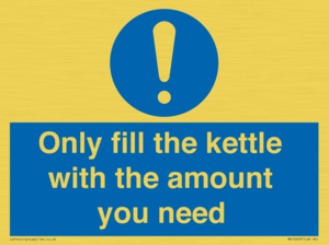 MV10459: Only fill the kettle with the amount you need