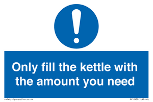 MV10459: Only fill the kettle with the amount you need