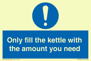 MV10459: Only fill the kettle with the amount you need